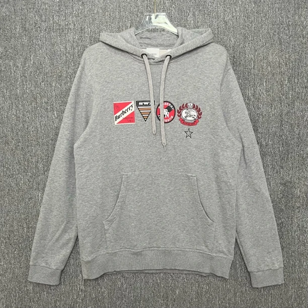 99新 BURBERRY/博柏利 徽标图案长袖卫衣/M码/99新/12699