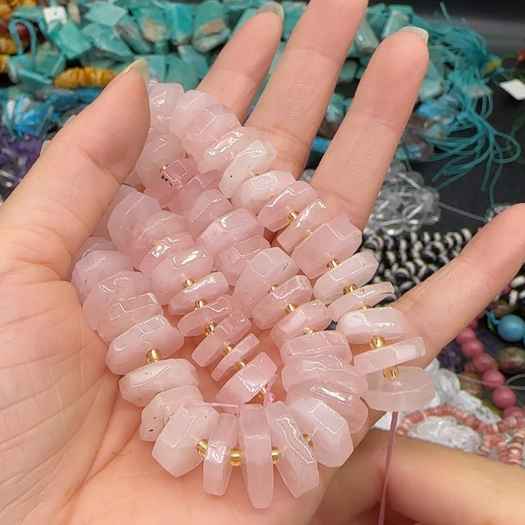 合金玛瑙/玉髓珠宝半成品马粉13mm一条