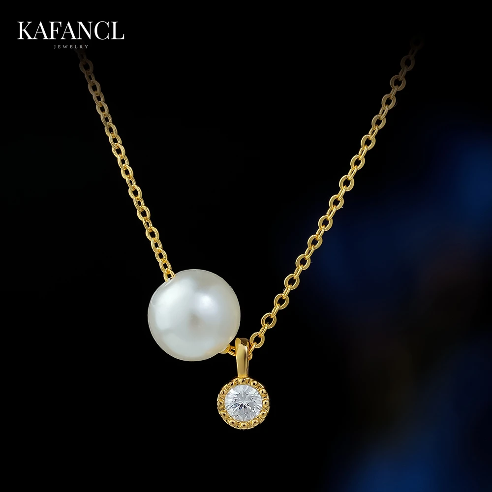 链子925银 链子925银 镀K金 流珠镶嵌项链 ZR-B650