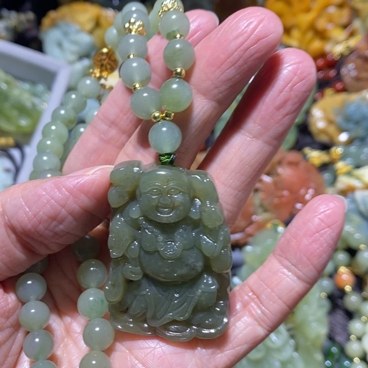 岫玉岫玉吊坠未镶嵌