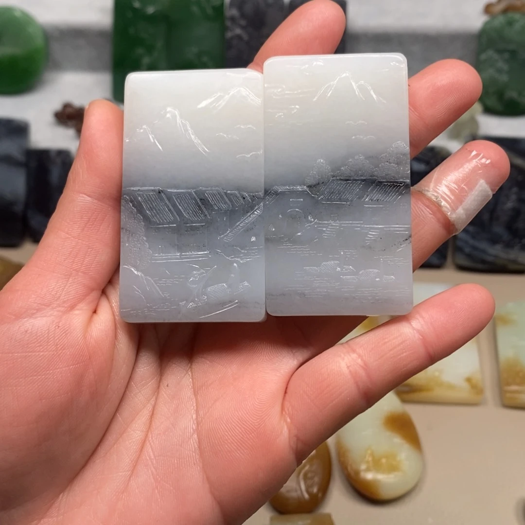 和田玉（糖玉）颈饰未镶嵌大*