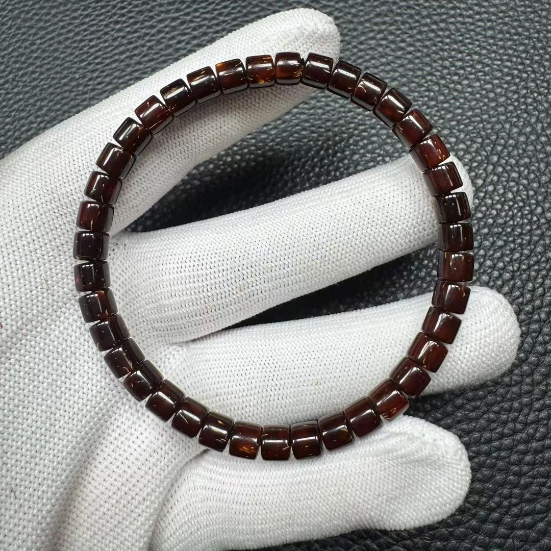 尺寸5.8mm左右火焰纹实心鼠紫金鼠直切单圈一条《小鱼文玩》E030