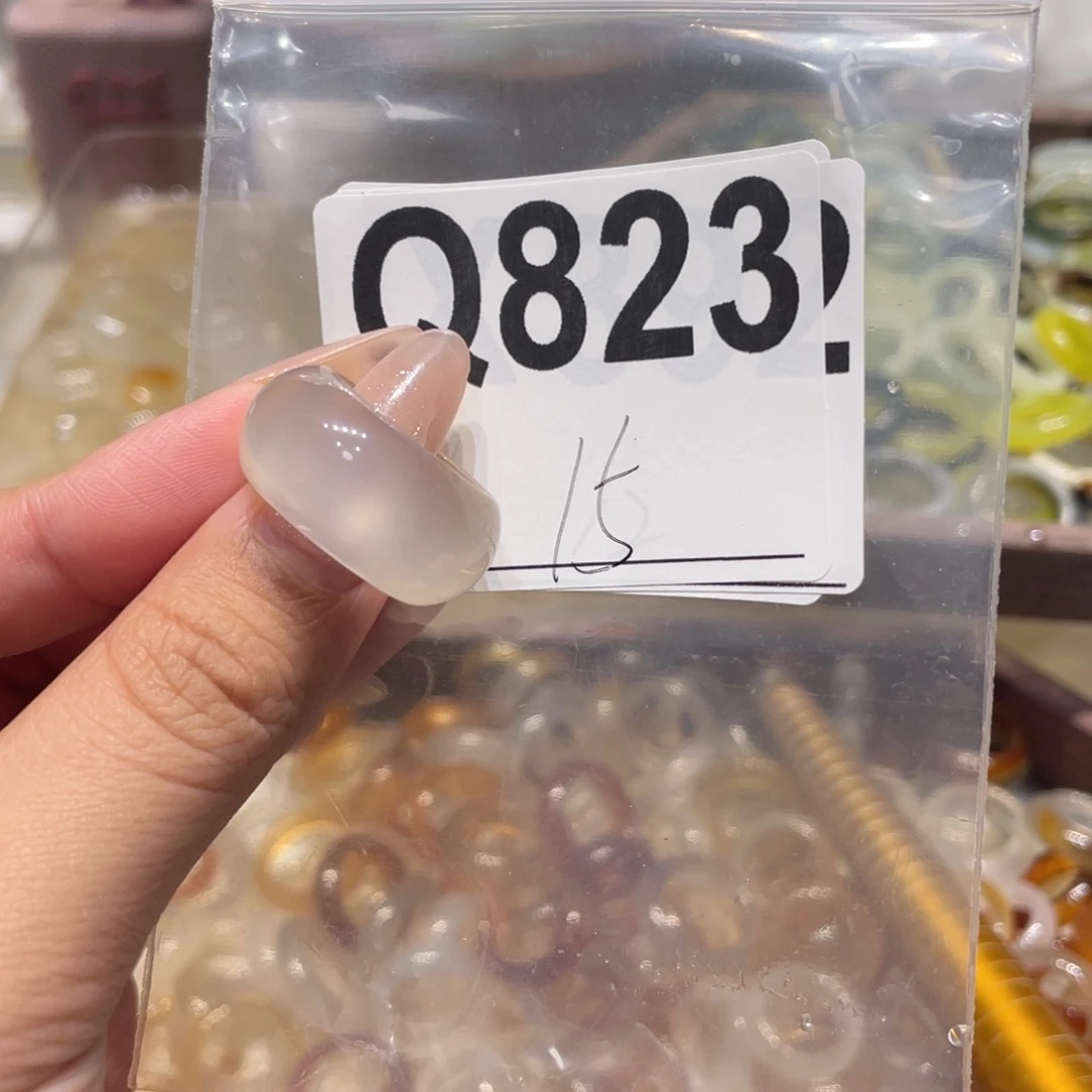 玛瑙/玉髓未镶嵌戒指823