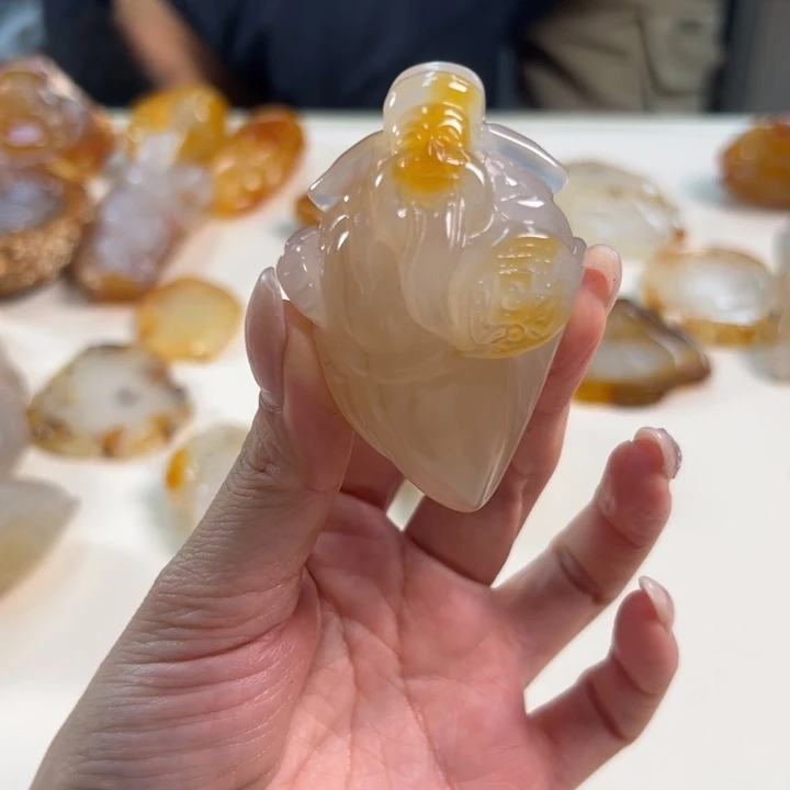 玛瑙/玉髓吊坠(不含链)未镶嵌