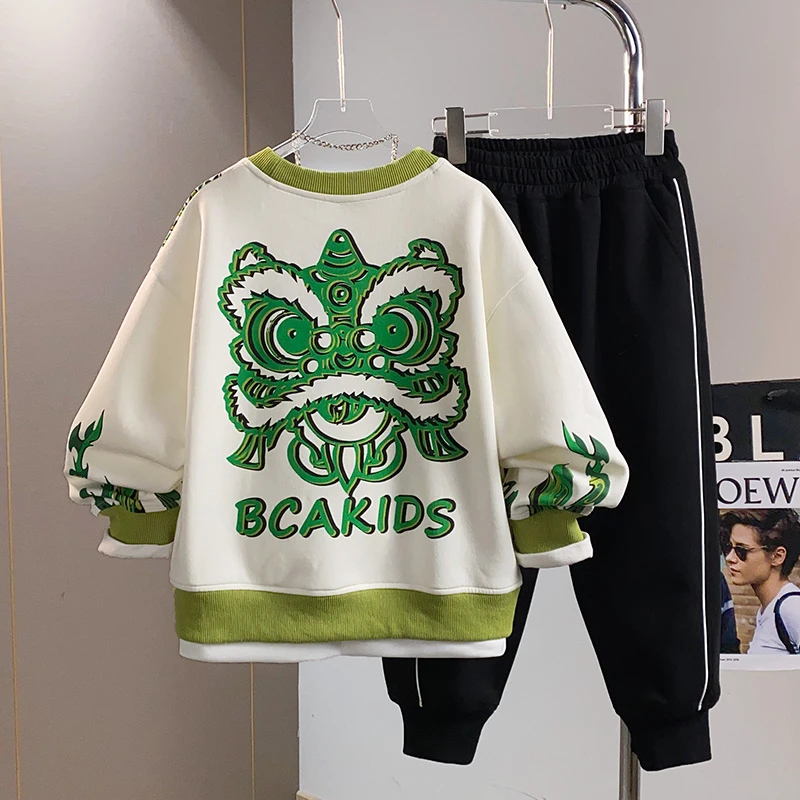 BCA【冠军代言】中大童青少年春季假两件卫衣套装DF-套装3167