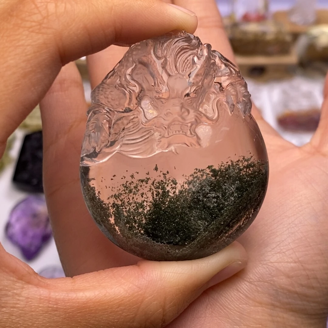 ****心未镶嵌颈饰水晶定制