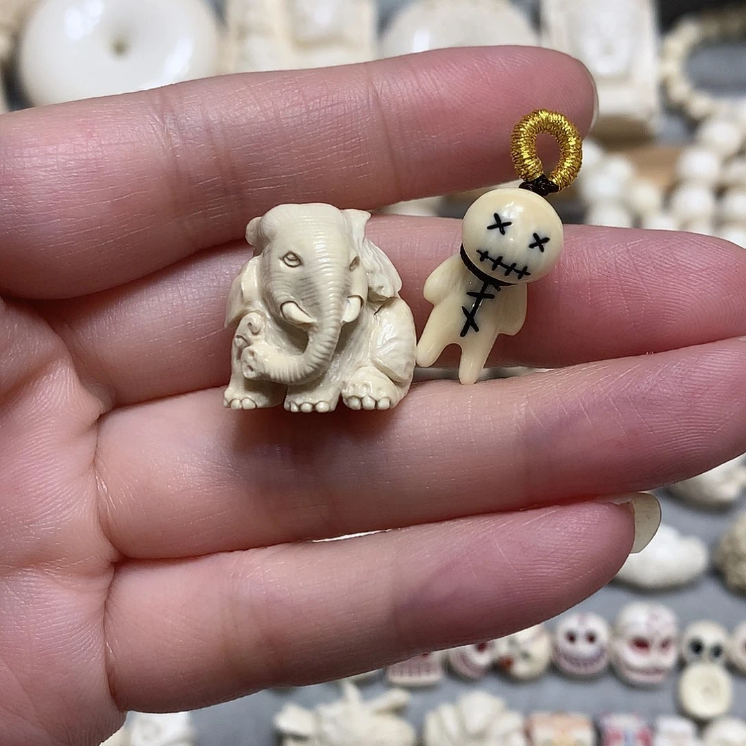 猛犸象牙手串/手链/手镯象和酒蒙子