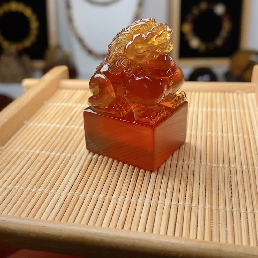 【闪购商品】琥珀颈饰未镶嵌印章