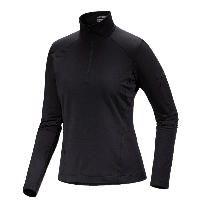 ARC'TERYX/始祖鸟RHO女款黑色抓绒外套X000007336