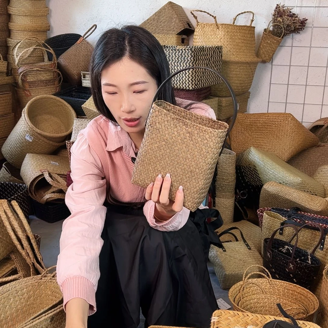 草编草编包/草编收纳盒微瑕疵