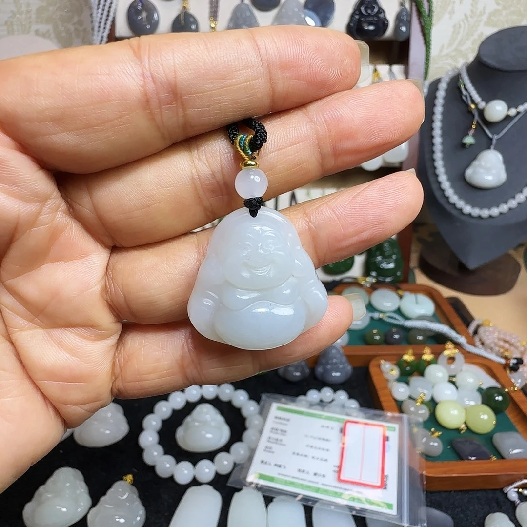 和田玉未镶嵌吊坠(不含链)