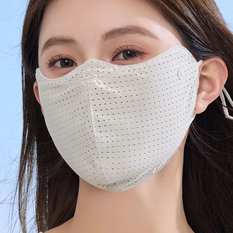 春夏季立体女口罩男透气冰丝凉感防晒夏天防紫外线可水洗加大薄款