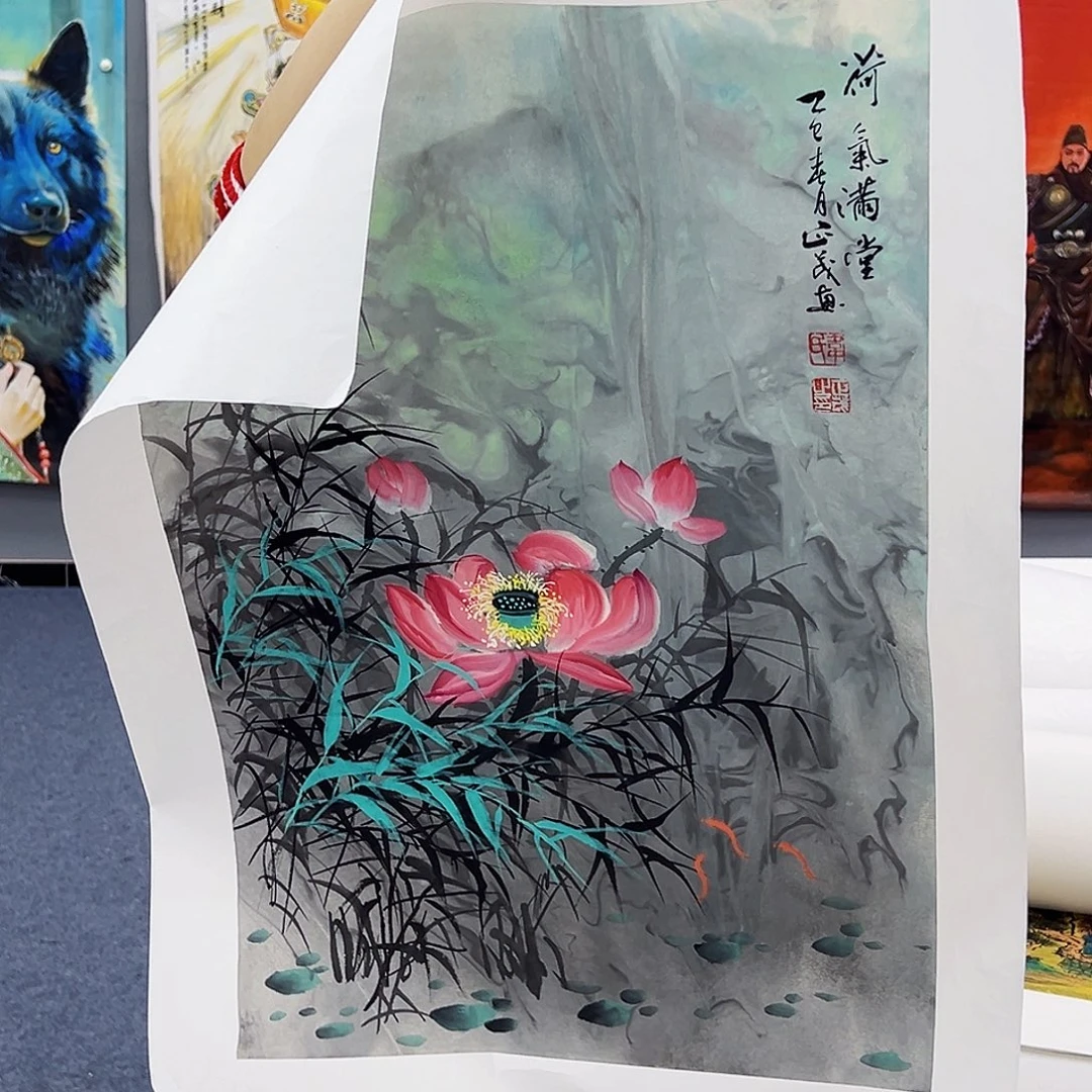 国画事事顺心顺利万事