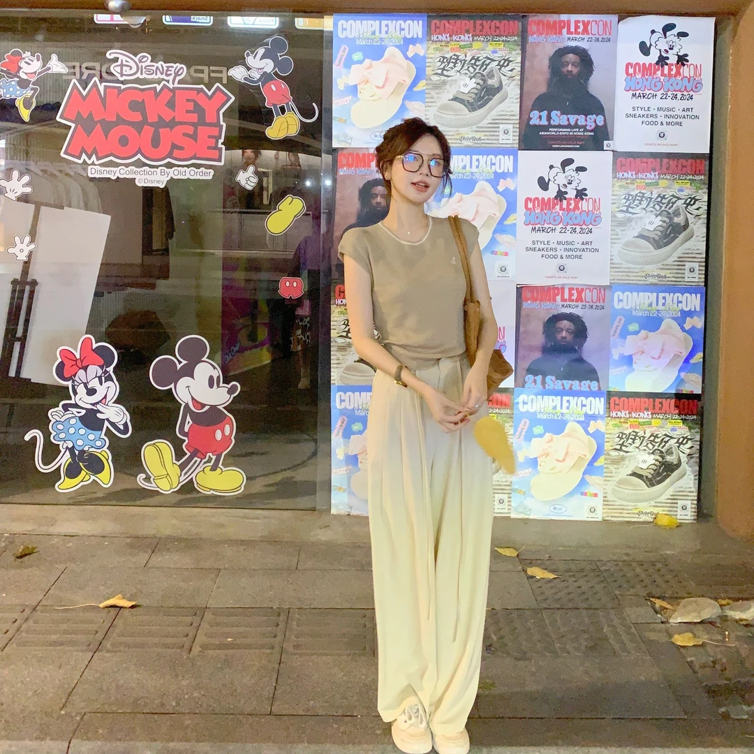 芝士cheese高阶凉凉裤 夏季慵懒显瘦百搭垂感宽松阔腿通勤西裤