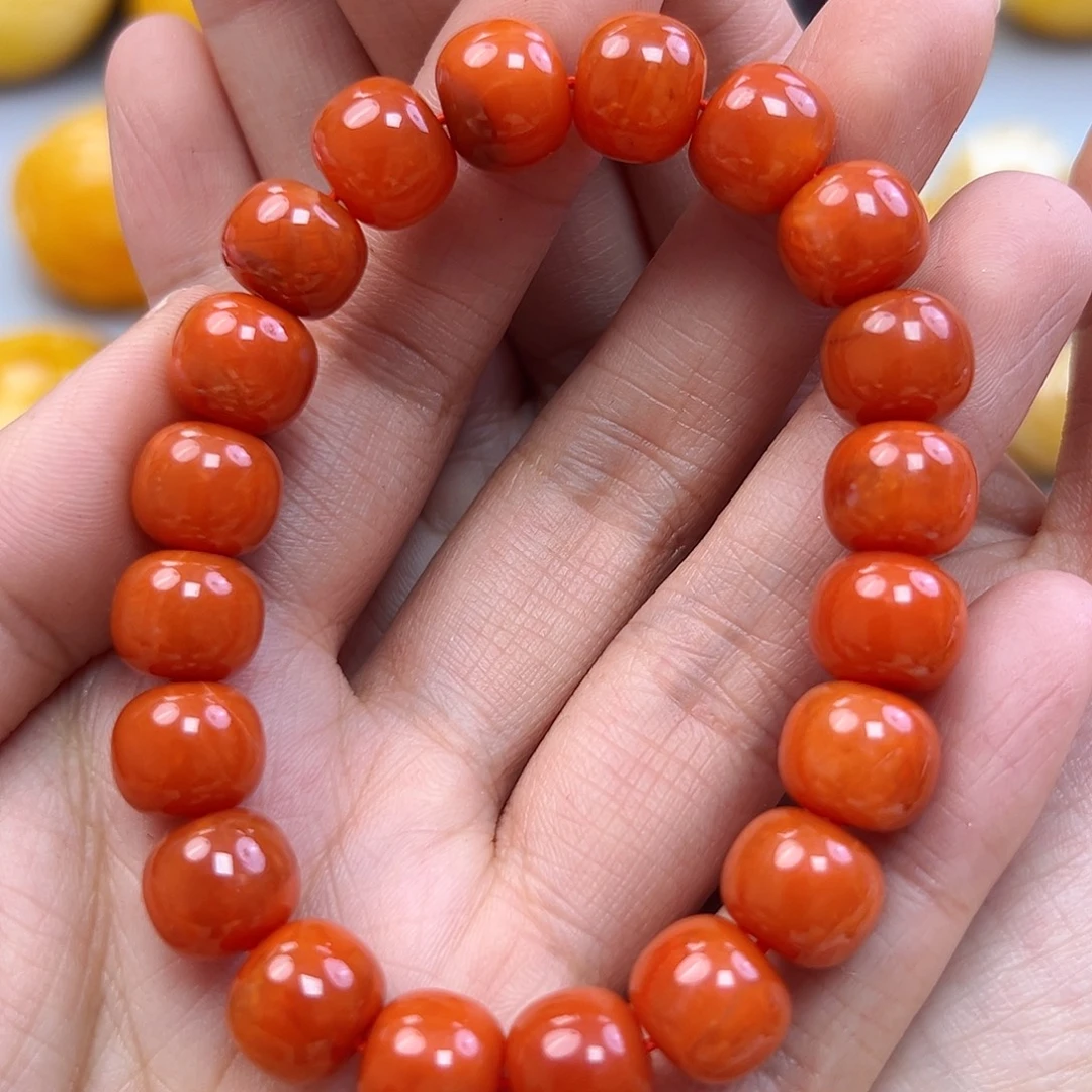 南红玛瑙未镶嵌手链