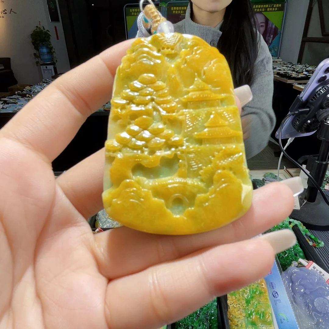 颈饰未镶嵌翡翠一