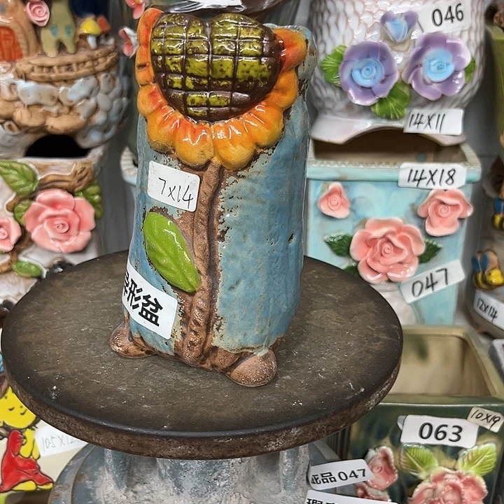 花盆紫砂粗陶材质多肉花盆
