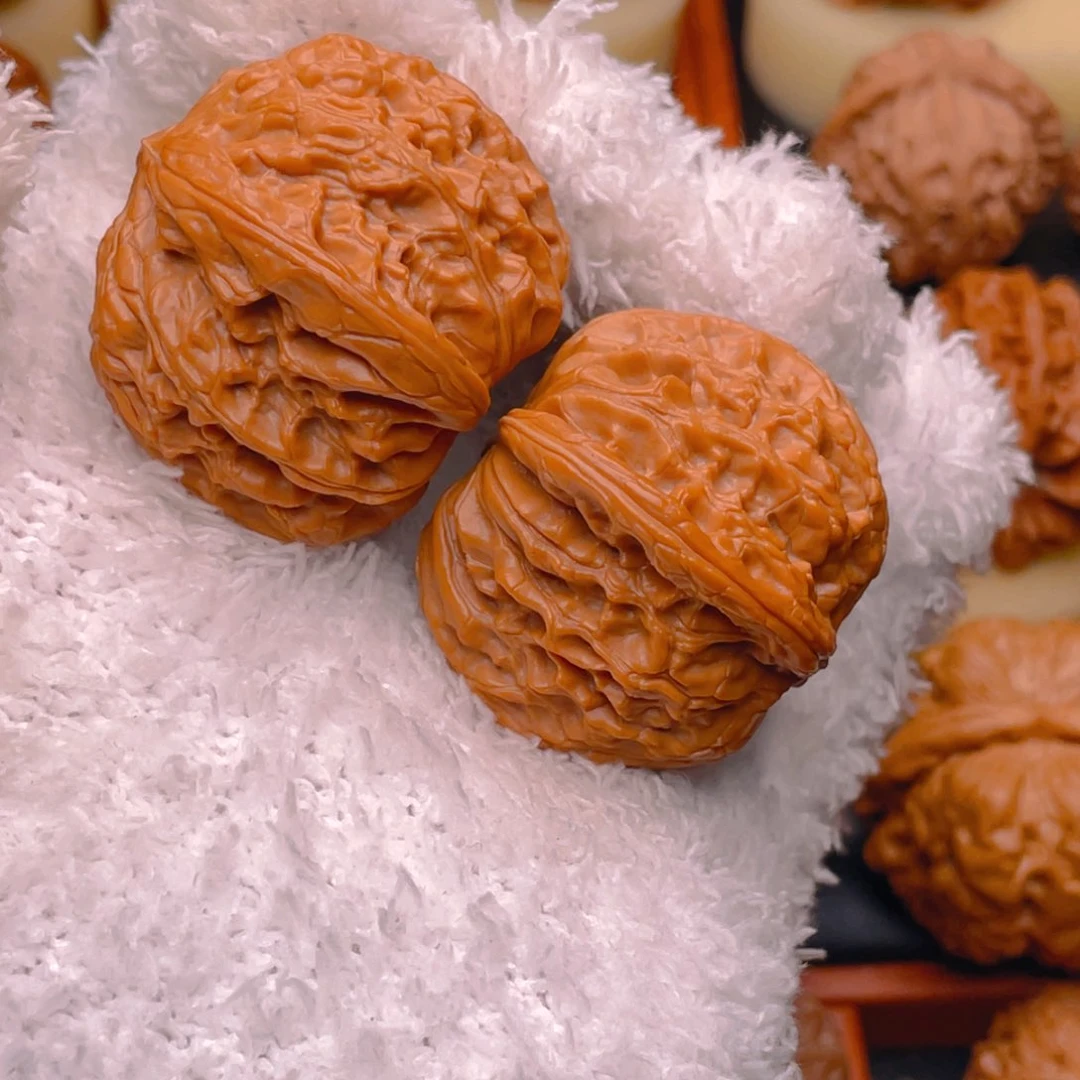 文玩核桃把件K41+磨盘