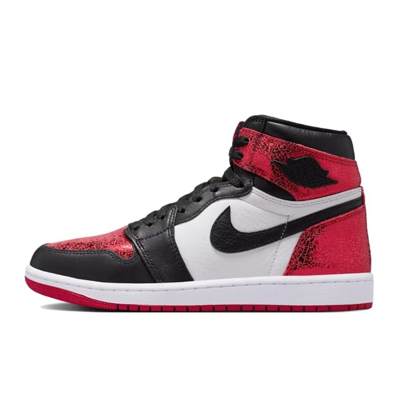 NIKE/耐克Air Jordan 1 AJ1黑红脚趾红宝石男女篮球鞋 FD2596-602