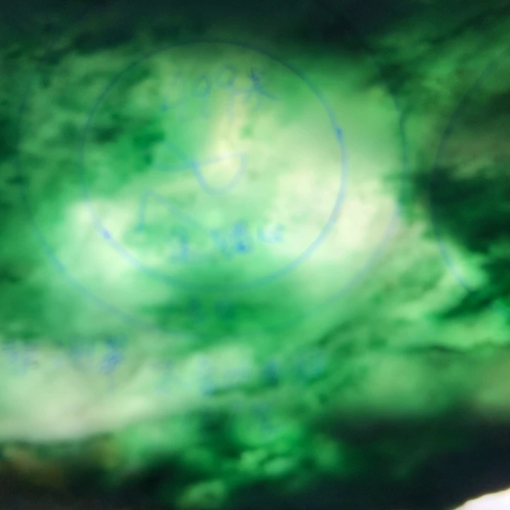 石英质玉（非洲翠）手镯未镶嵌