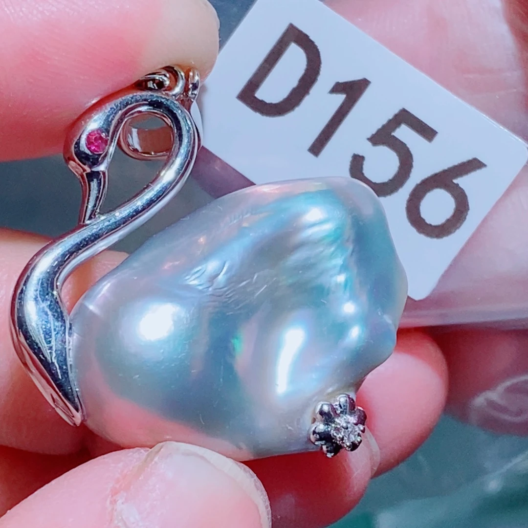 银S925镶嵌淡水珍珠其他