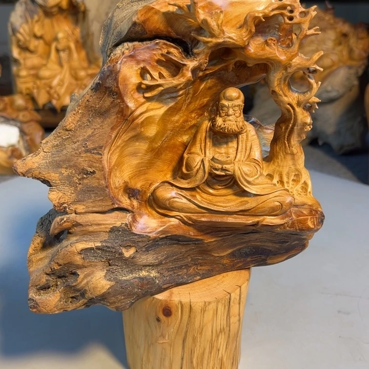 柏木（崖柏）根雕工艺摆件