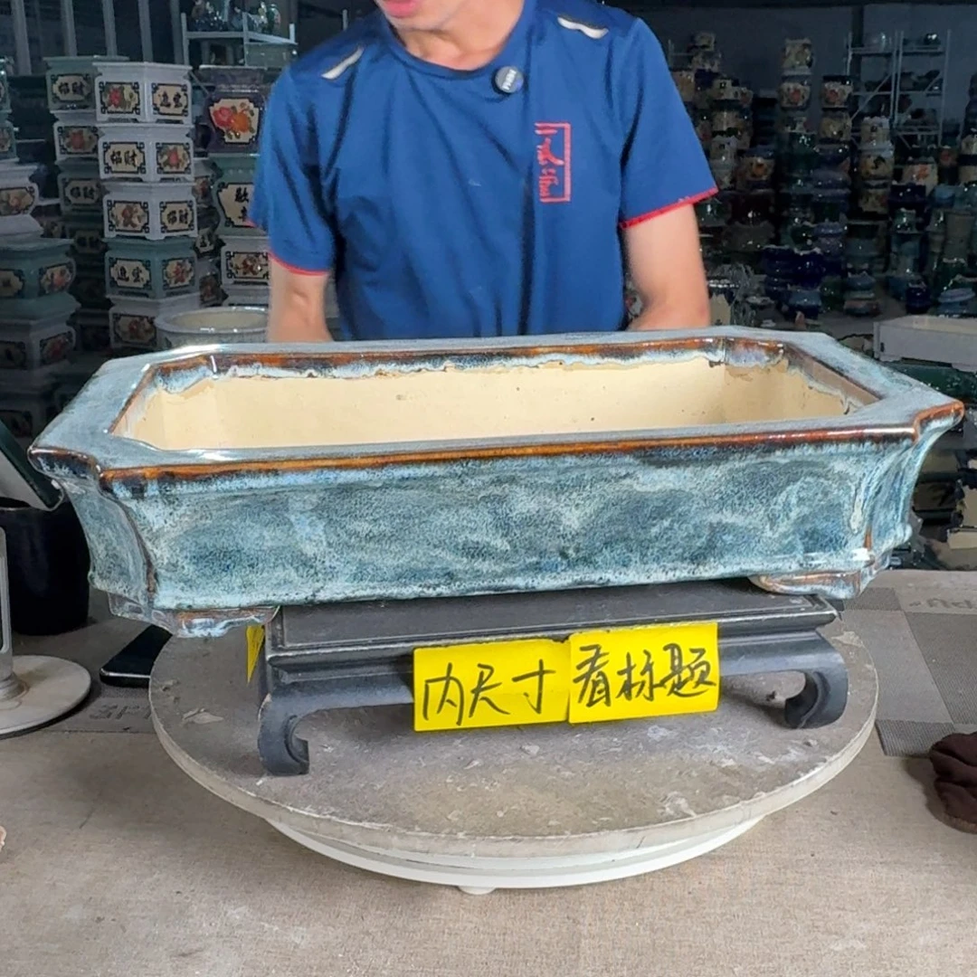 一风堂石湾花盆 内42*24*7