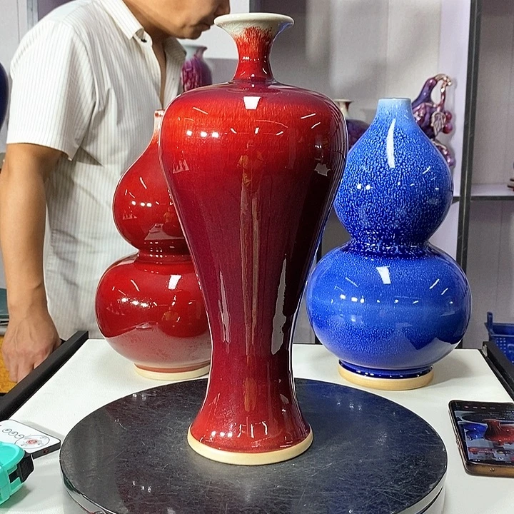 瓶中国神垕精品钧瓷