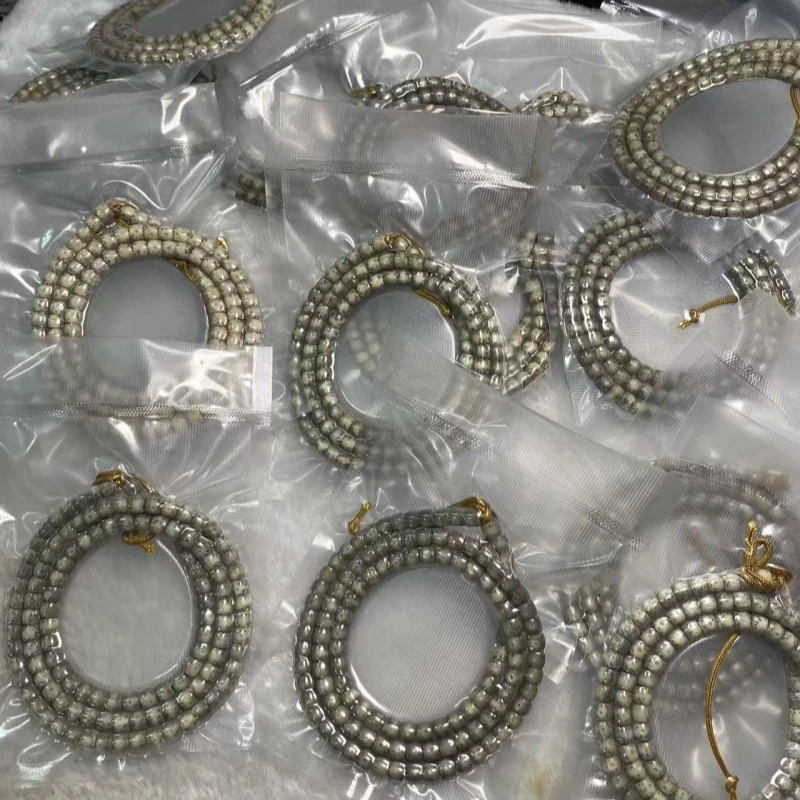 PH18原生态星月菩提石玉料糯冰直切6*5mm文玩好物【多样性发货】