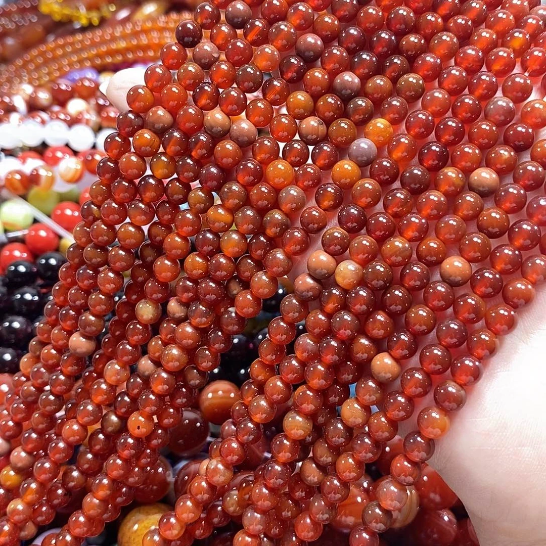 玛瑙/玉髓未镶嵌珠宝半成品南红玛瑙卡6m到手两条