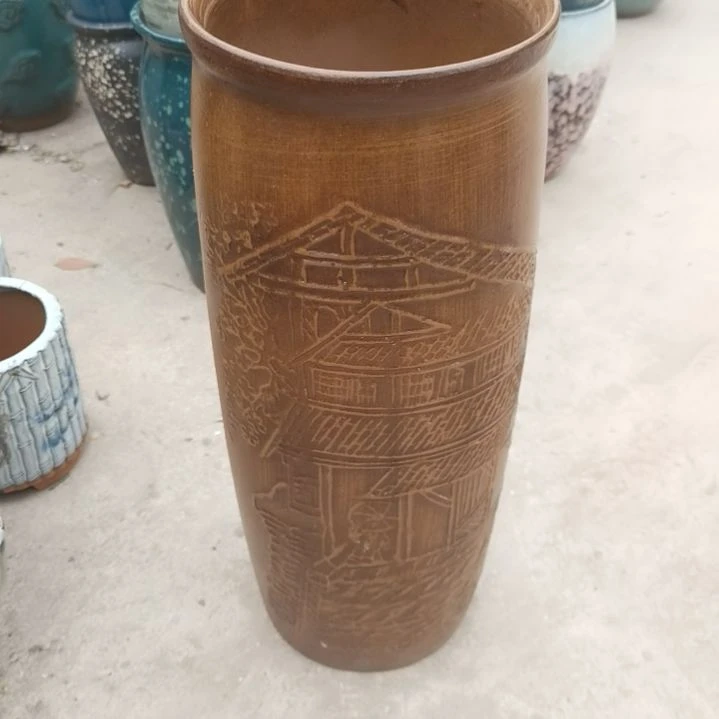 红陶口16高40瑕疵