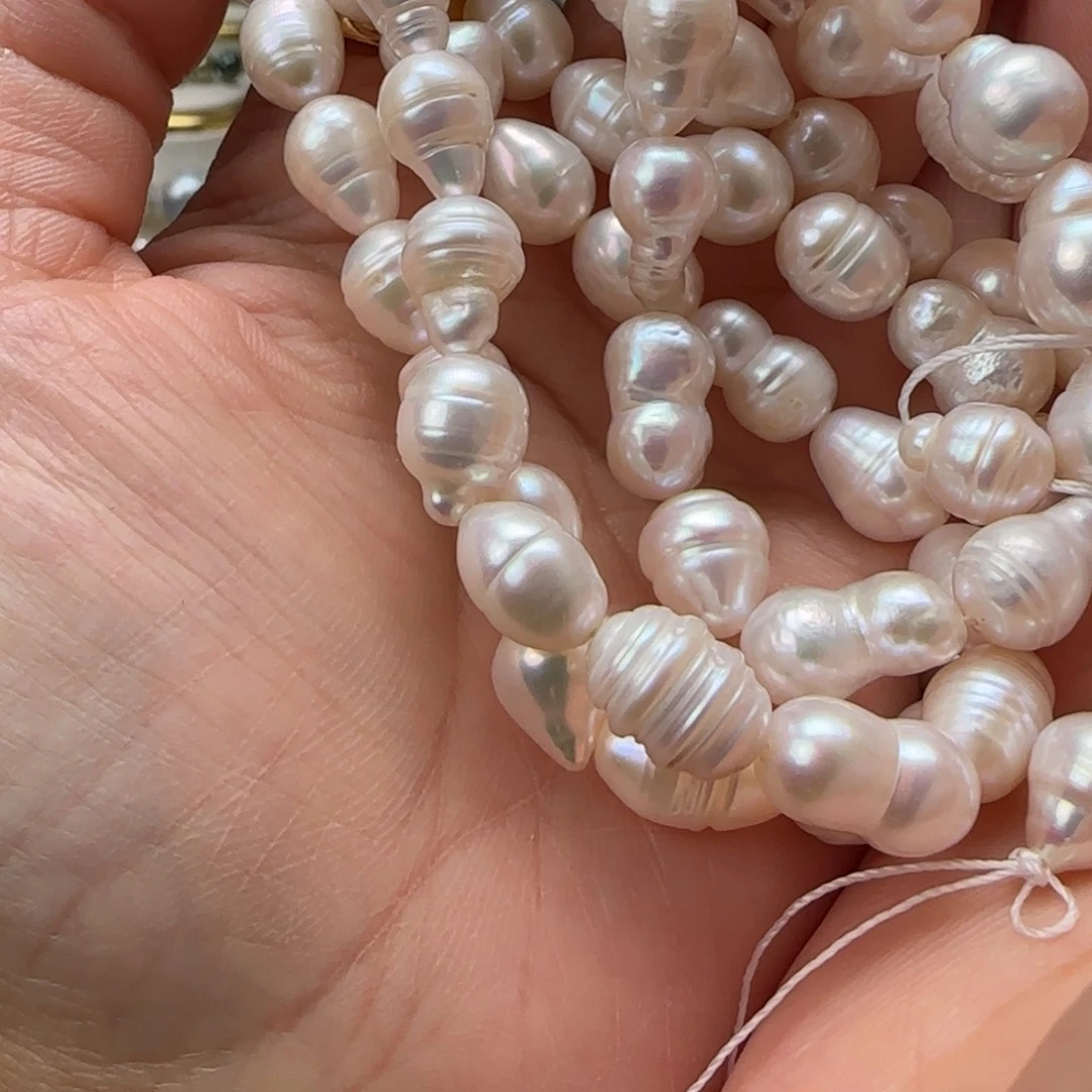 淡水珍珠颈饰银S925镶嵌