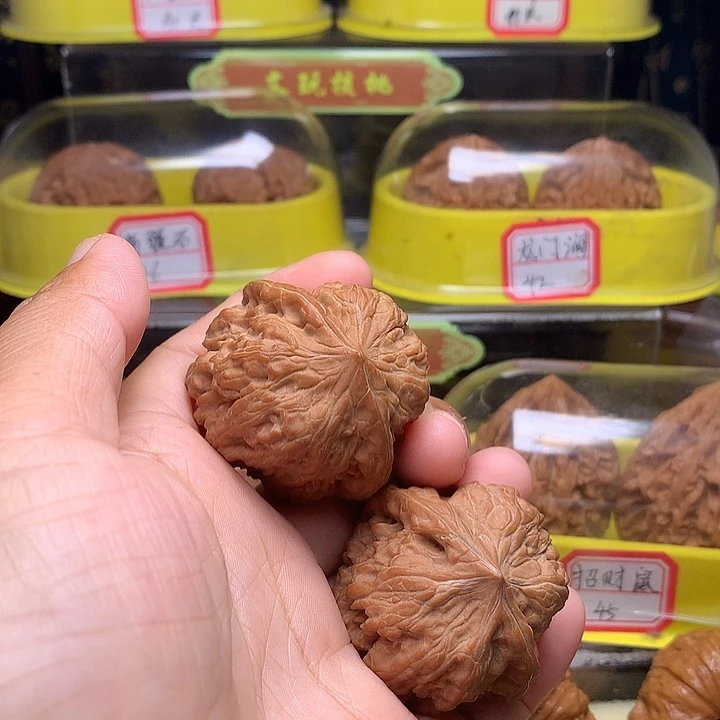 把件文玩核桃平谷凹底