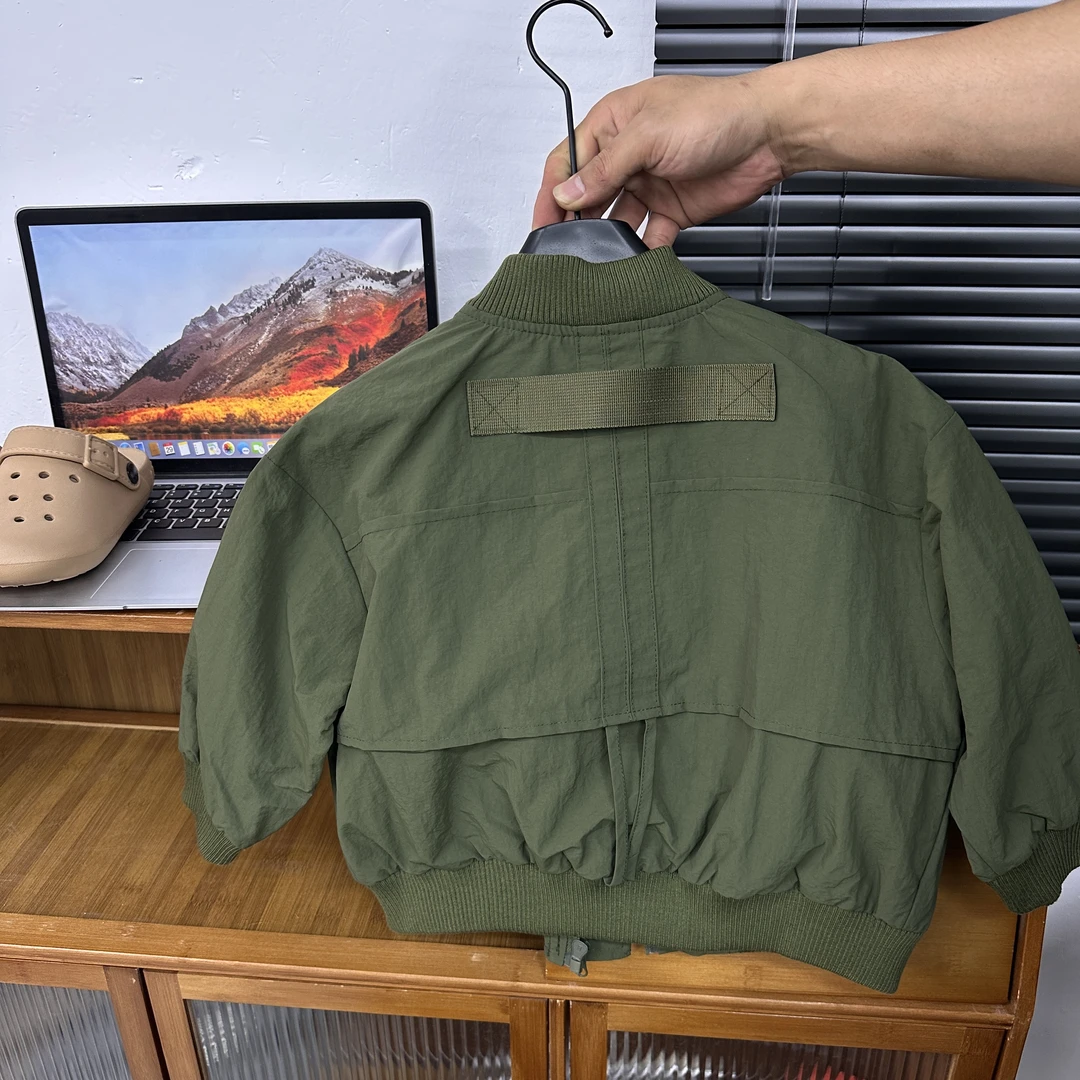 3676潮款时尚洋气百搭休闲春秋男女童外套