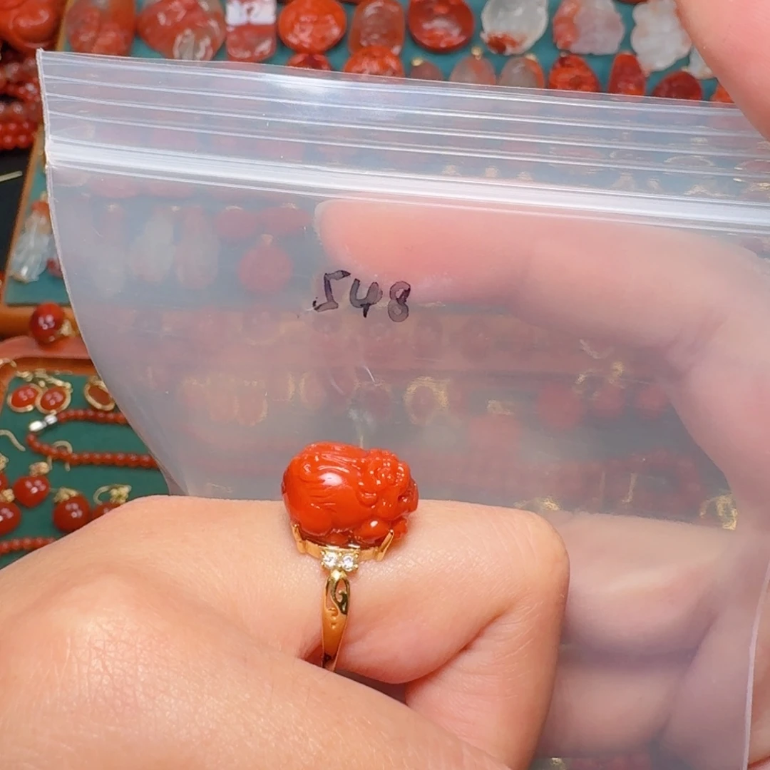 南红玛瑙南红银S925镶嵌