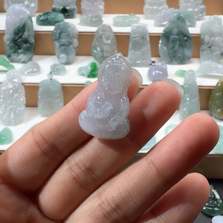 翡翠未镶嵌项链翡翠