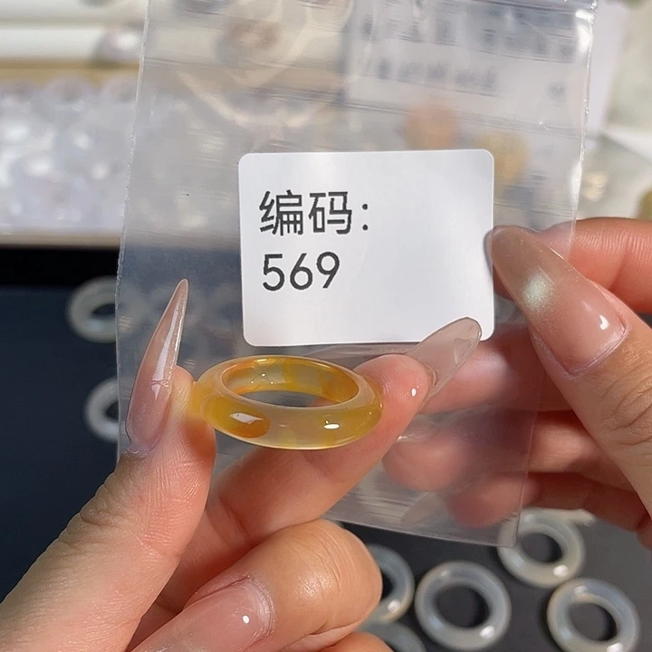 玛瑙/玉髓未镶嵌戒指569港21