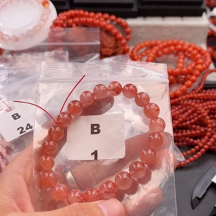 南红玛瑙未镶嵌多样性发货默认微瑕称重10mm