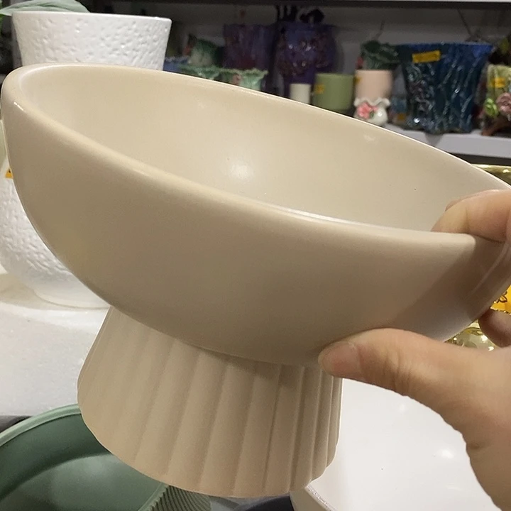 摆件陶陶盆有孔 瑕疵介意勿拍