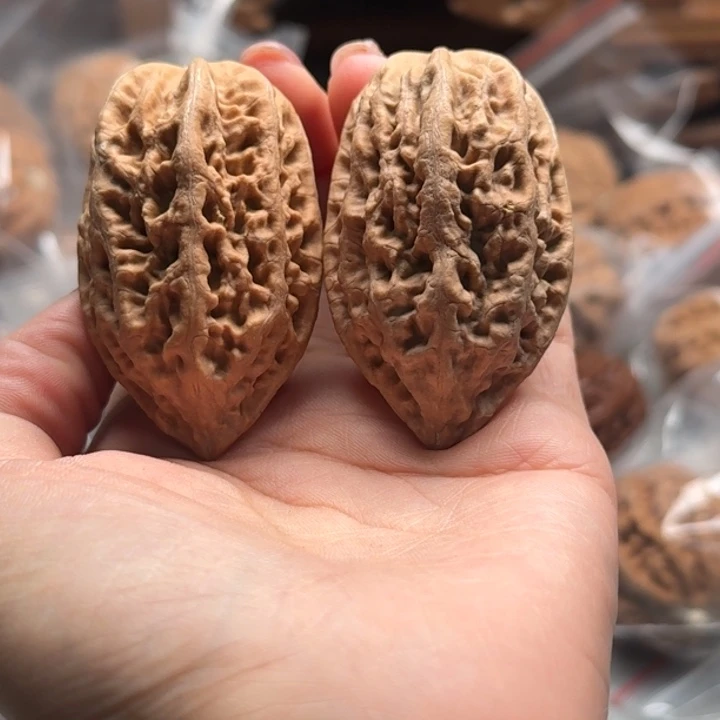 文玩核桃把件关东木子楸百核98虫爬