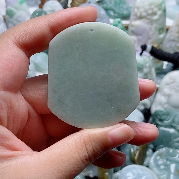 翡翠未镶嵌吊坠(不含链)1