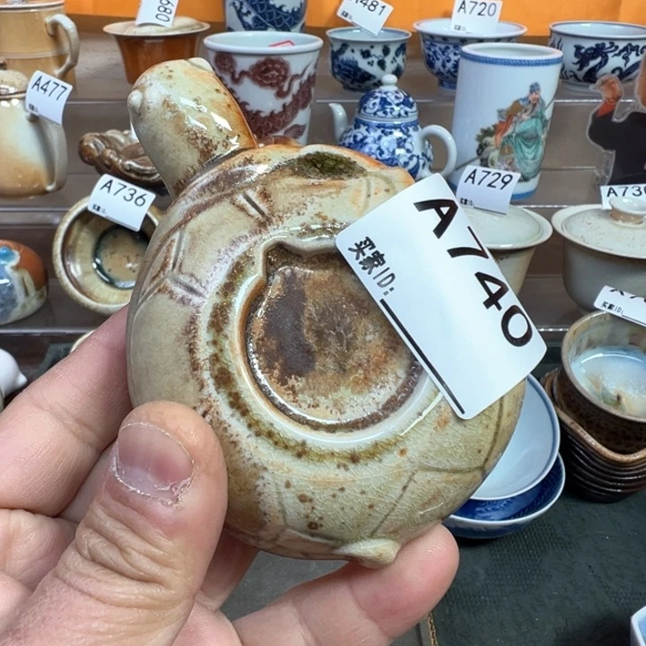 摆件740景德镇手工柴烧盖置 福利