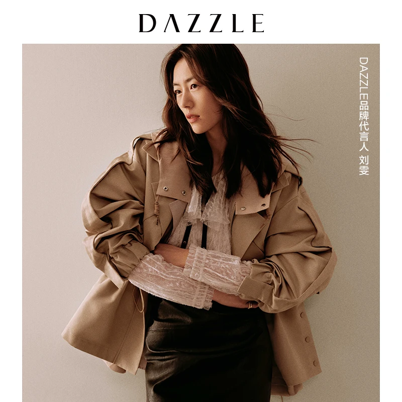 【赵老板专属】刘雯同款DAZZLE地素长袖连衣裙2D3O6037B