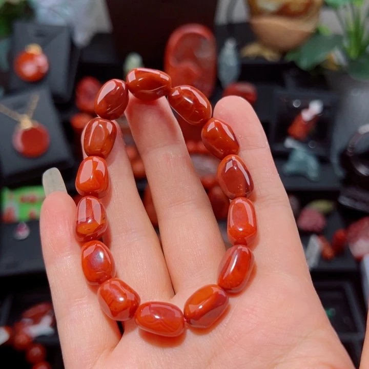 手串未镶嵌南红玛瑙