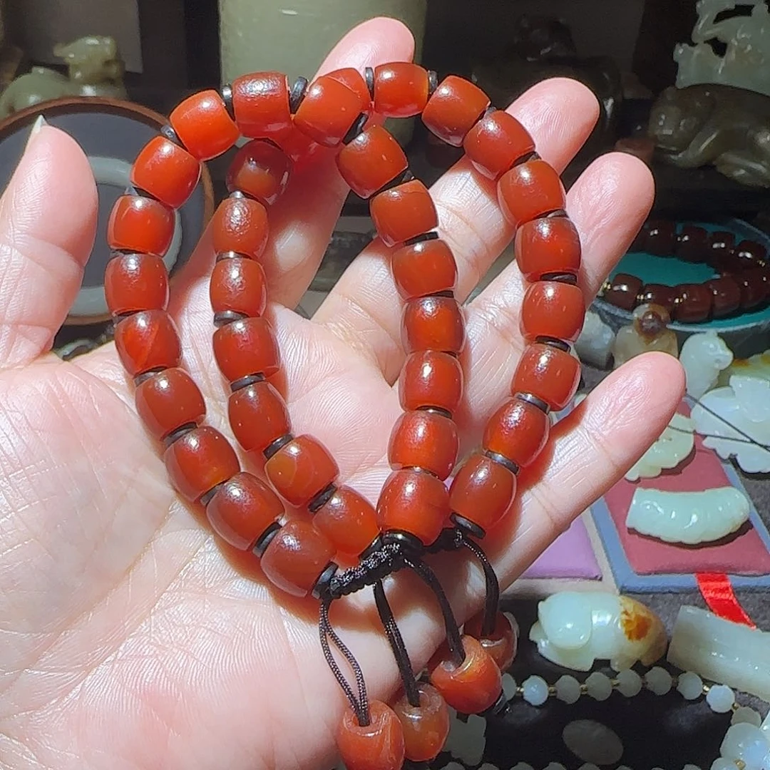 玛瑙/玉髓手链未镶嵌如*