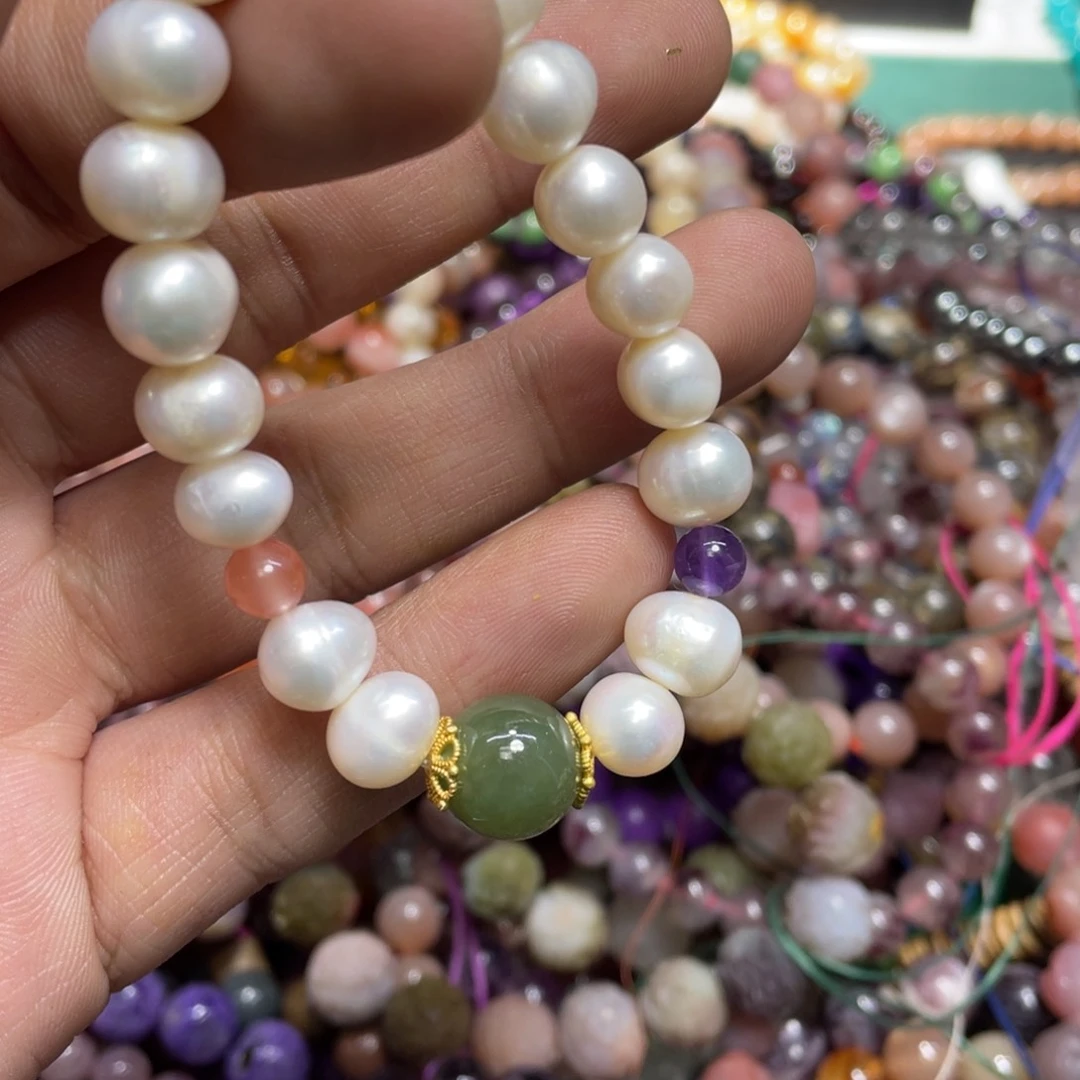 紫晶颈饰银S800镀金镶嵌
