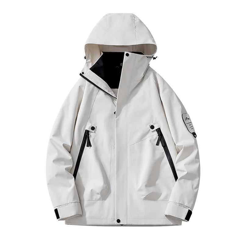 情侣户外石墨烯保暖冲锋衣秋冬新款运动休闲防水连帽