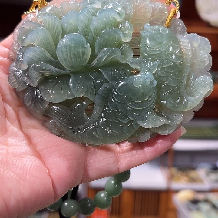 未镶嵌岫玉毛衣链