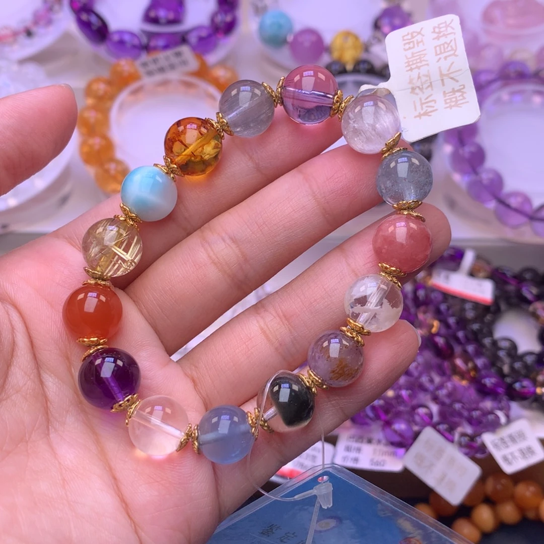 未镶嵌手链水晶多宝水晶