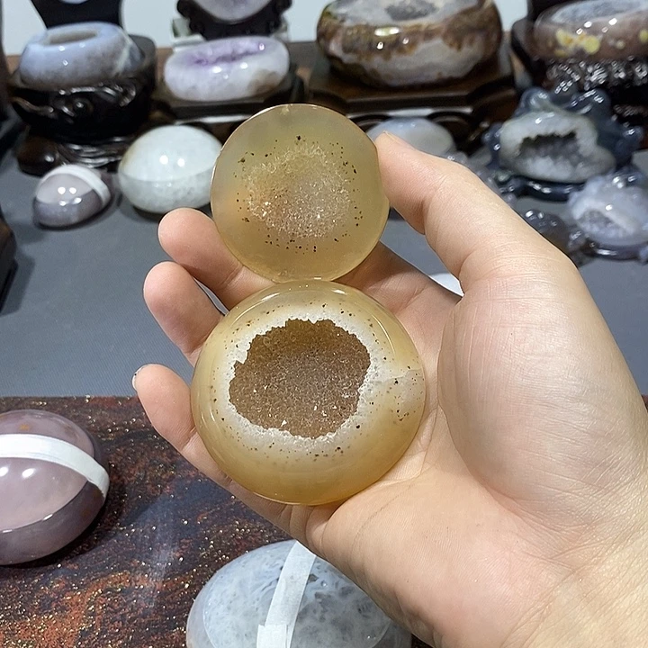 水晶摆件未镶嵌聚宝盆